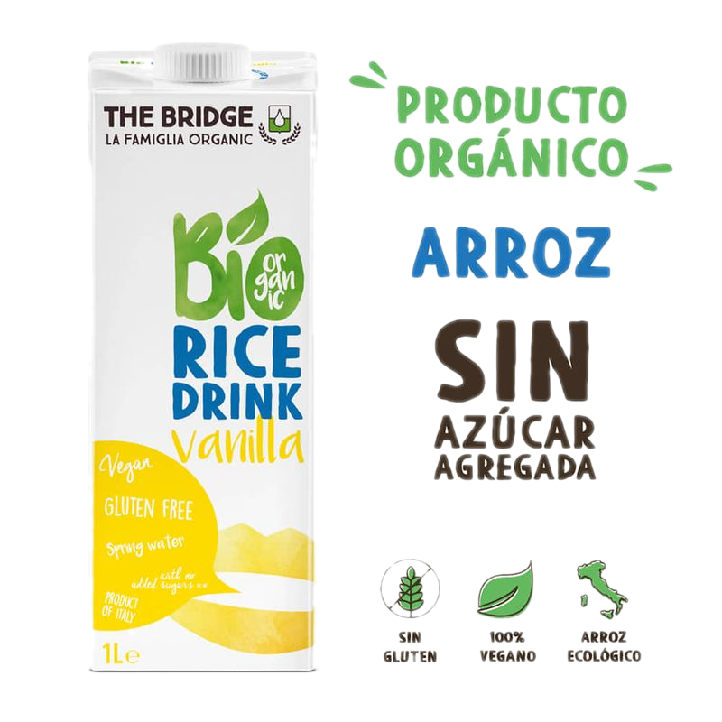 Bebida De Arroz Vainilla Bio The Bridge 1 L