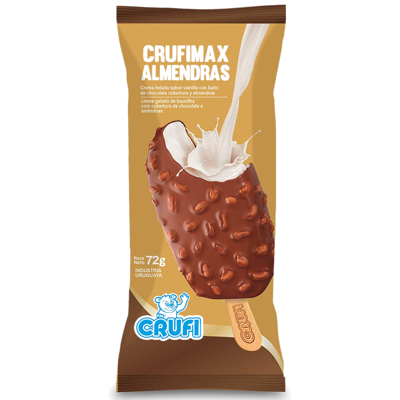 Helado Crufi Crufimax Almendras 70 G