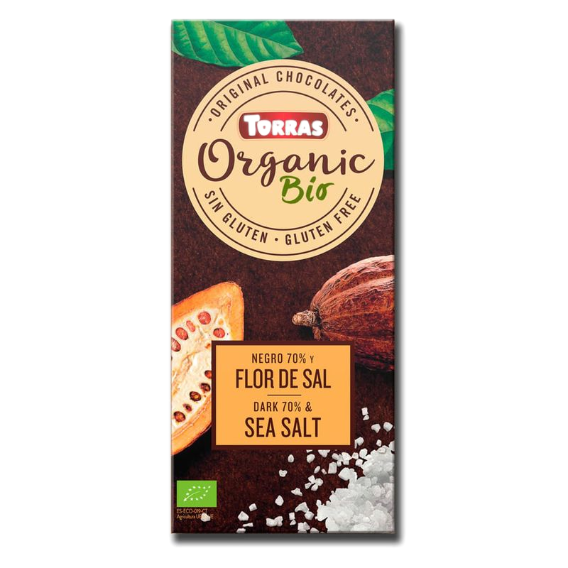 Chocolate Torras Negro Organico Con Sal 100 G