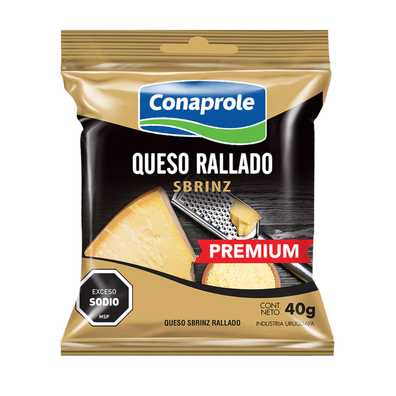 Queso Rallado Conaprole 40 G .