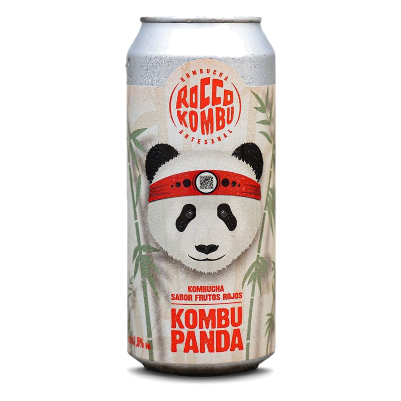 Kombucha Rocco Kombu Frutos Rojos Lata 355 Ml