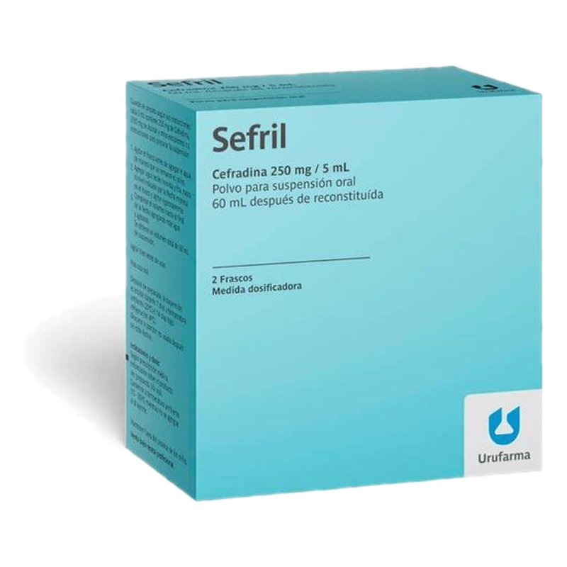 Sefril Suspensión 2 Frascos 60 Ml