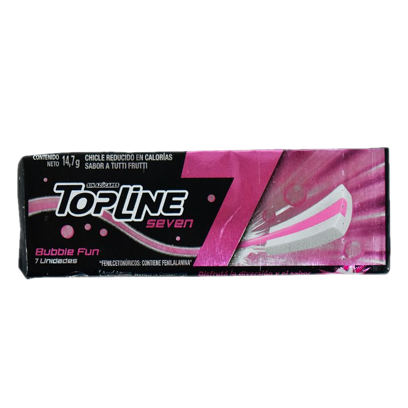 Chicle Sin Azúcar Topline Bubble Fun 147 G