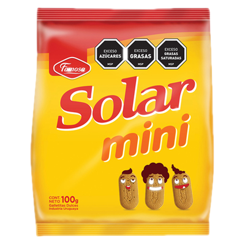 Galletita Mini Solar Famosa 100 G