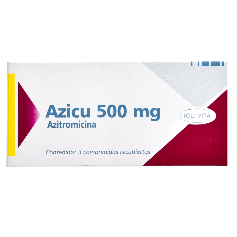 Azicu 500 Mg 3 Comprimidos Recubiertos