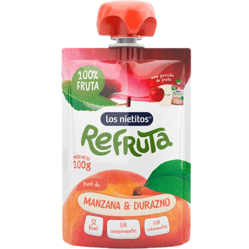 Merienda Refruta Los Nietitos Durazno/manzana 100 G