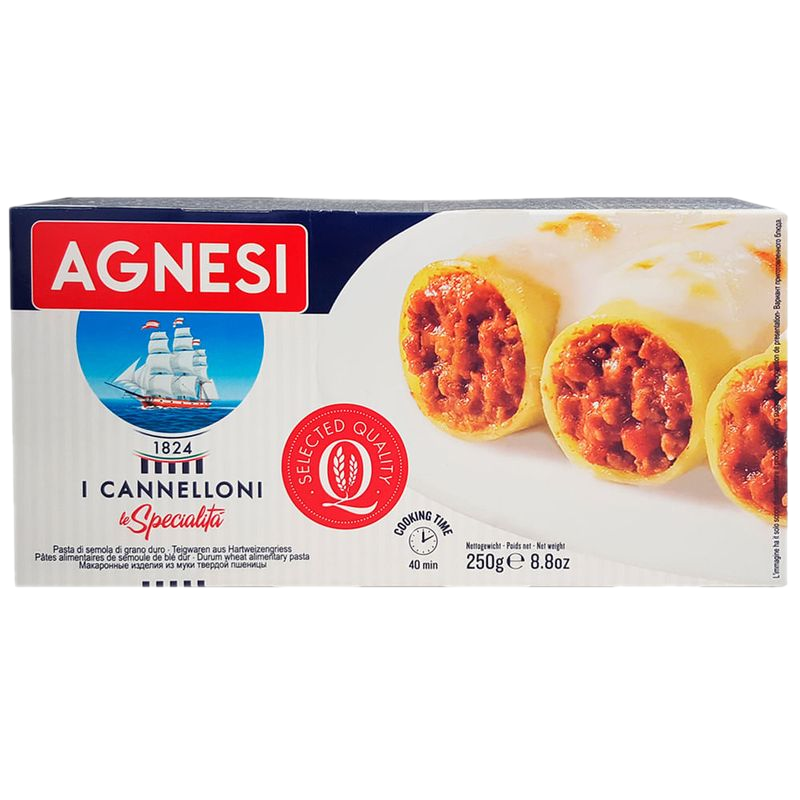 Fideo Cannelloni De Sémola Agnesi 500 G
