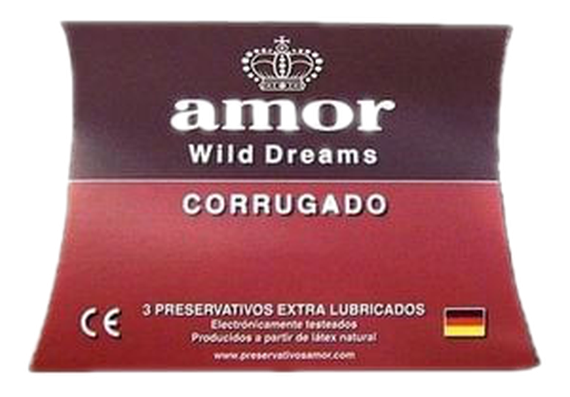 Preservativo Amor Corrugado 3 Unidades