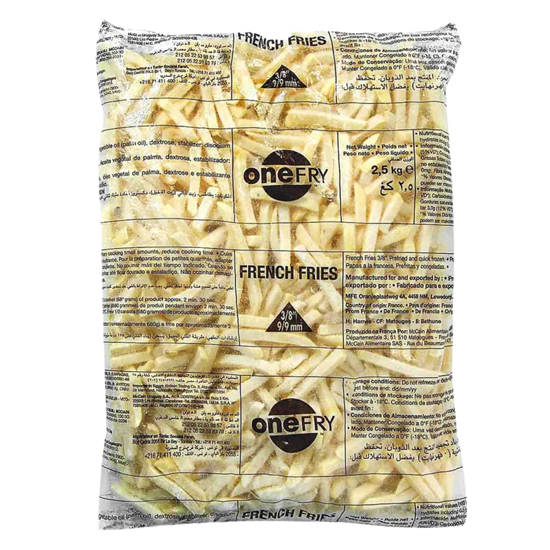 Papas Fritas One Fry 2.5 Kg