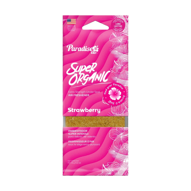 Perfumador Para Auto Paradiseair Super Organic Strawberry