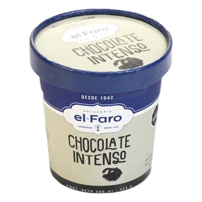 Helado Chocolate Intenso El Faro 500 Ml