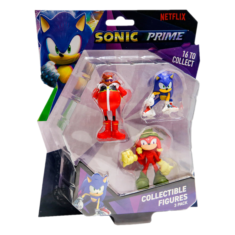 Figura Sonic 3 Unidades