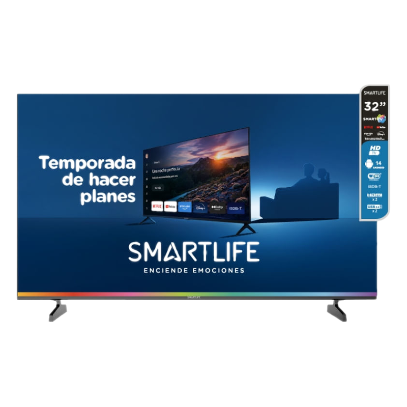 Smart Tv Smartlife Led 32" Hd Android Sl-tv32smta14