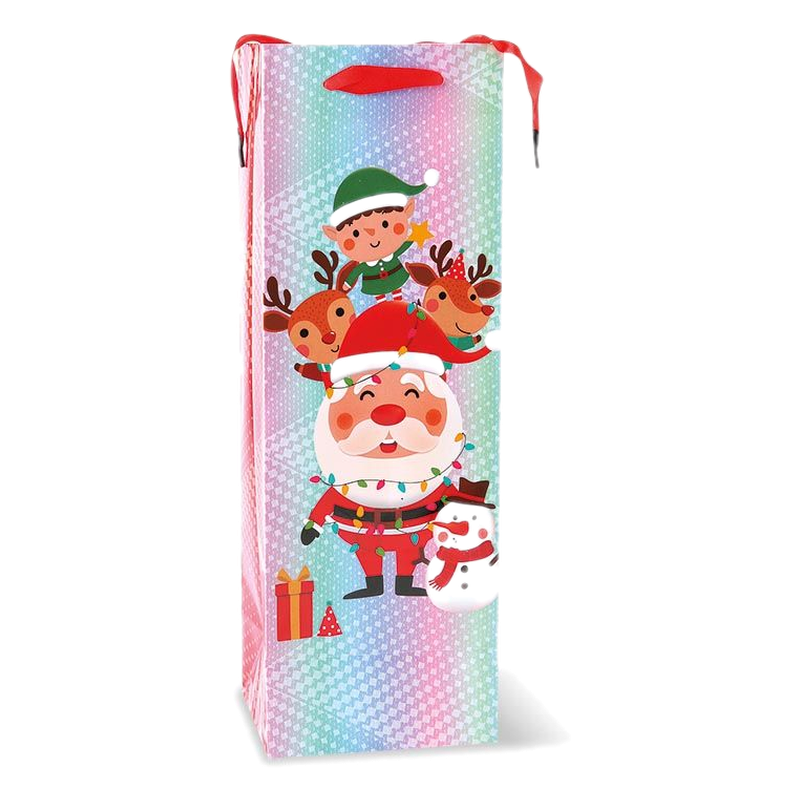 Bolsa Para Botella Estampada