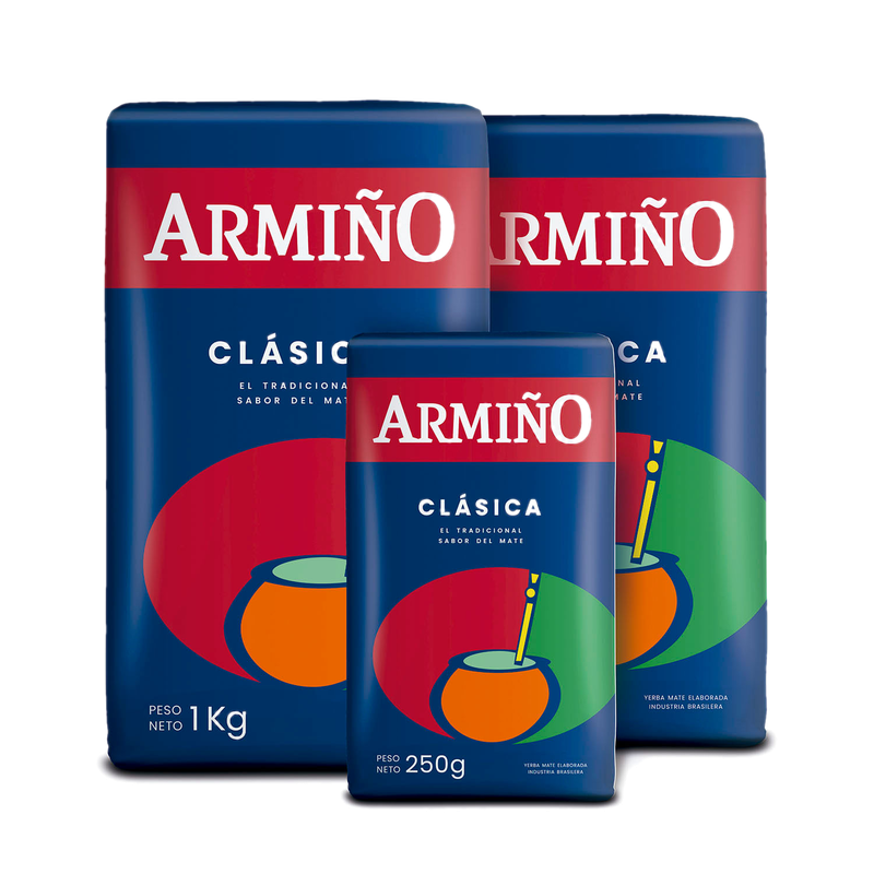 Yerba Armiño Clasica 1k 2 Unidades+250 G