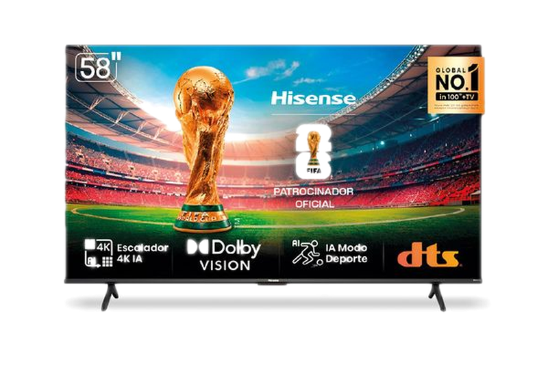 Smart Tv Hisense 58" Serie 58a6n