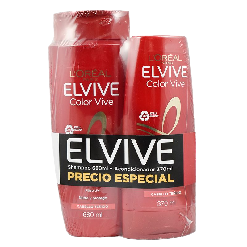 Pack Elvive Colorvive Shampoo 680 Ml + Acondicionador 370 Ml