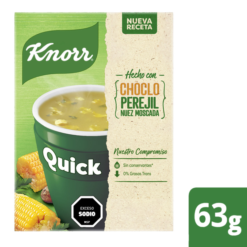 Sopa Knorr Quick Choclo 5 Unidades