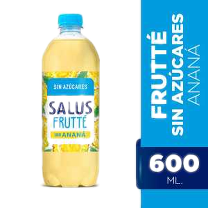 Agua Saborizada Salus Frutte Cero Anana 600 Ml
