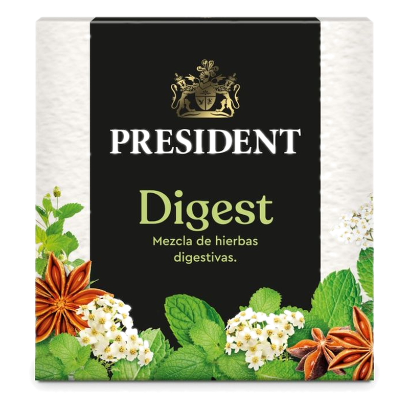 Té President Digest Con Mezcla De Hierbas Digestivas 10 Sobres