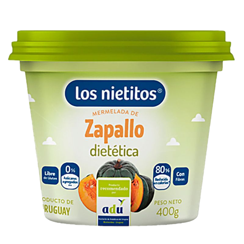 Mermelada Zapallo Los Nietitos 0% Azúcar 400 G