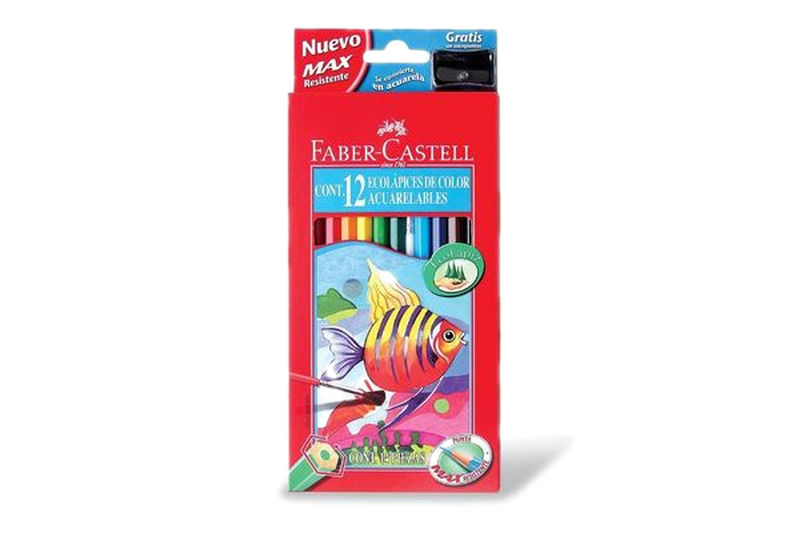 Colores Largos 12 Acuar.faber