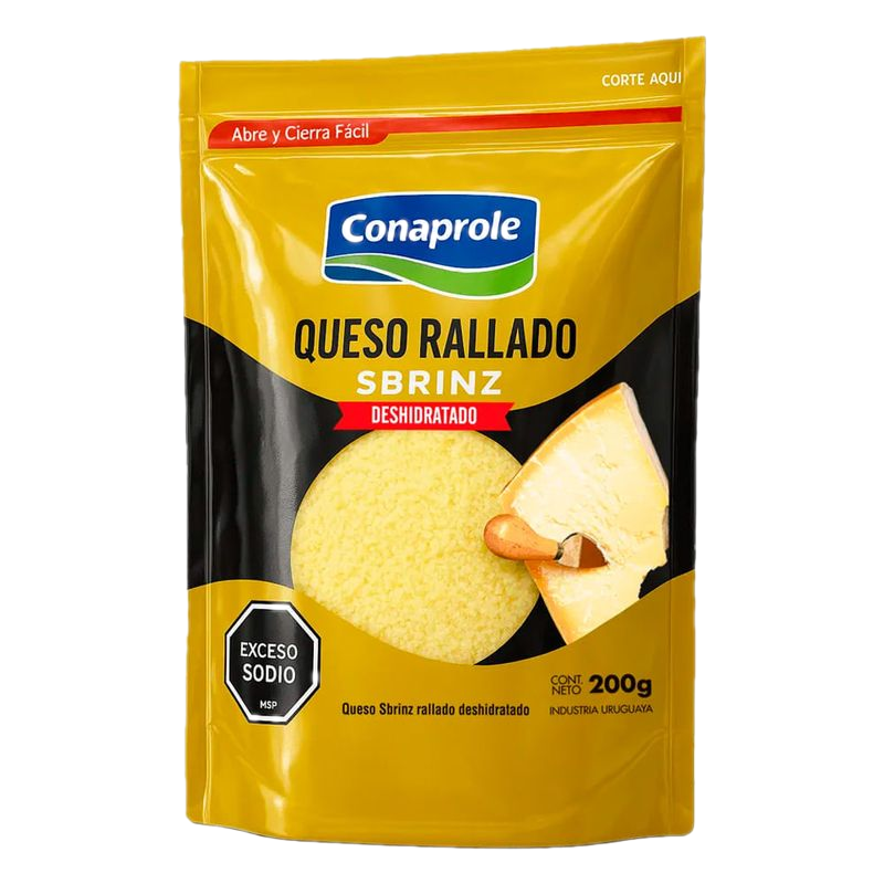 Queso Rallado Sbrinz Conaprole 200 G