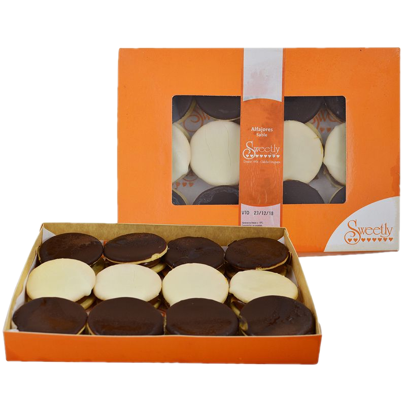 Alfajores Sable Sweetly 12 Unidades 540 G
