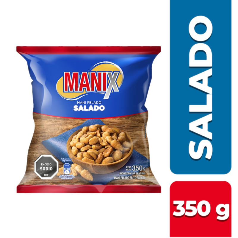 Maní Pelado Manix 350 G