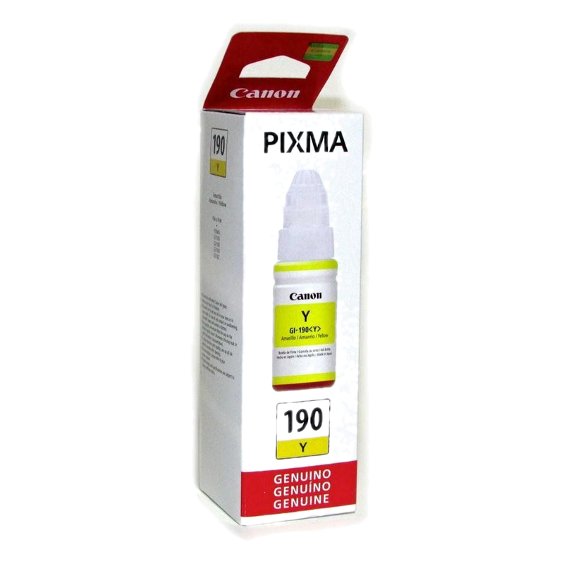 Botella De Tinta Canon 190 Yellow