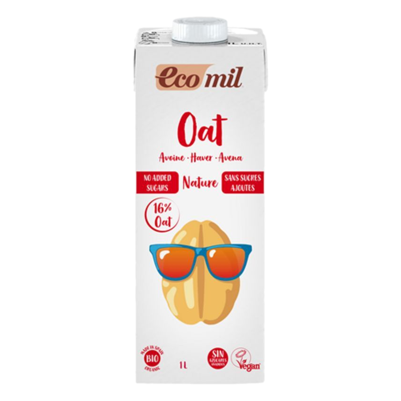 Bebida De Avena Sin Azúcar Ecomil 1 L