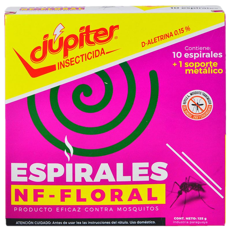 Espiral Jupiter Perfumado 10 Unidades