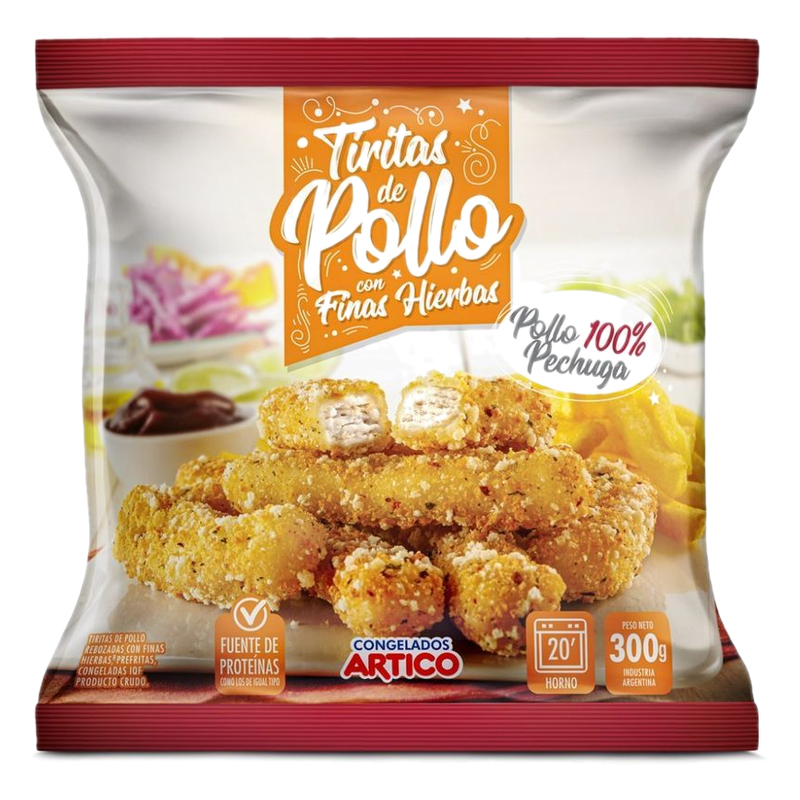 Tiritas De Pollo Con Finas Hierbas Artico 300 G