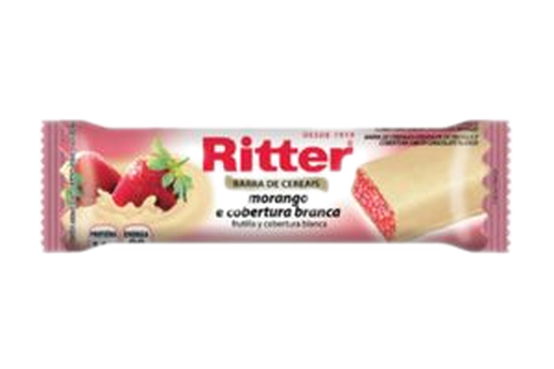 Barra De Cereal Frutilla Con Chocolate Blanco Ritter 20 G