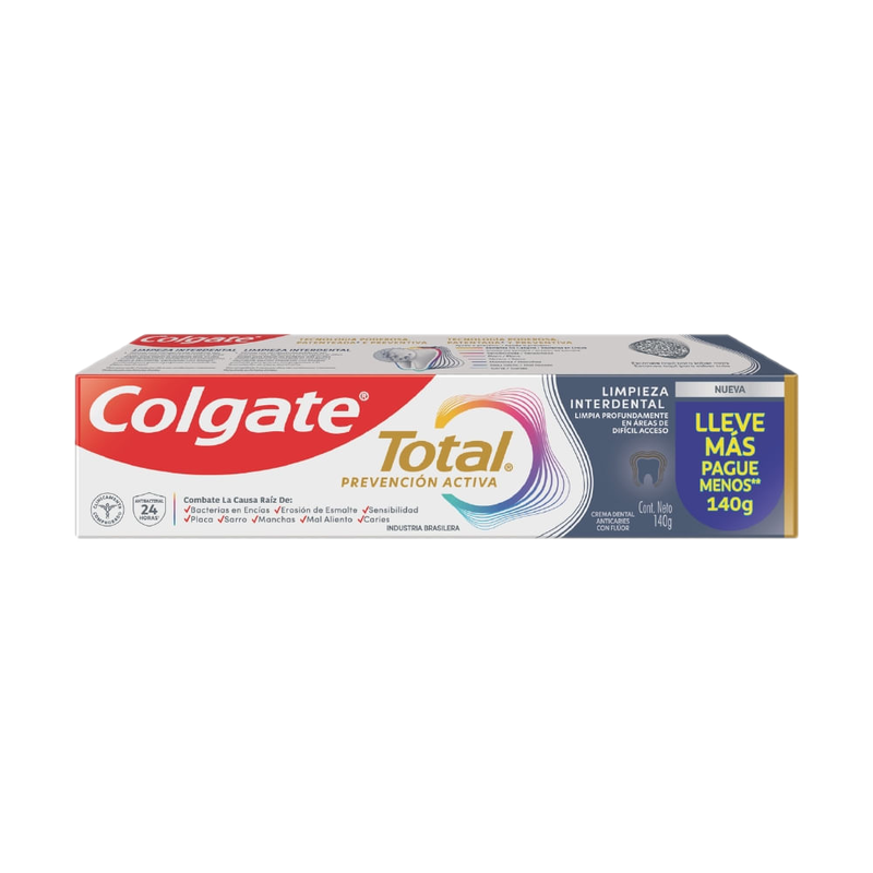 Pasta Dental Colgate Total Interdental 140 G