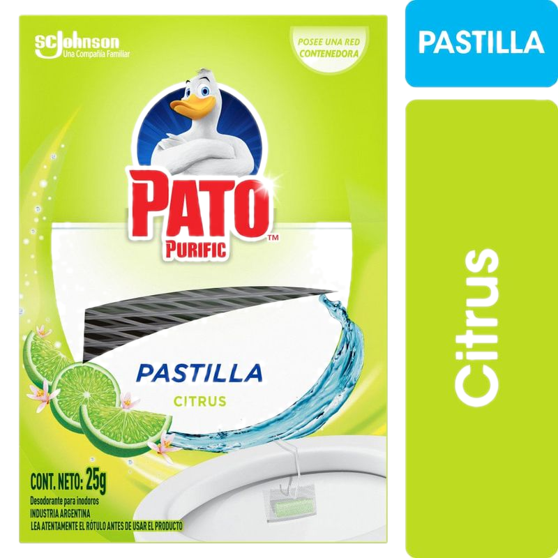 Desodorante Inodoro Pato Citrus Pastilla 25 G