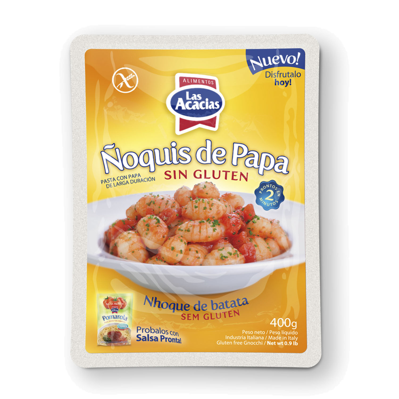 Ñoquis Las Acacias Papa Sin Gluten 400 G