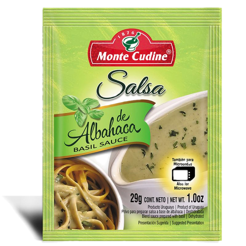 Salsa De Albahaca Monte Cudine 29 G