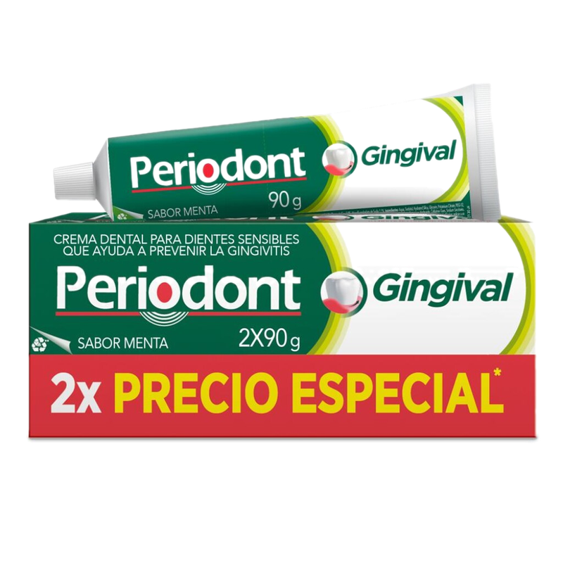 Pasta De Dientes Periodont Gingival 90 G. 2 Unidades