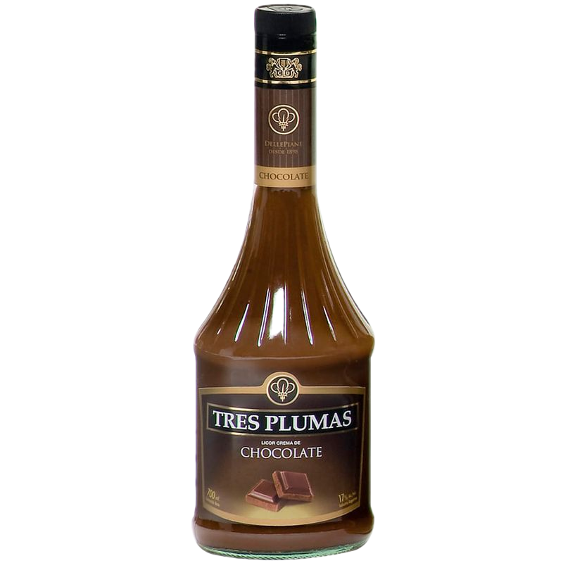Licor Tres Plumas Chocolate American Club 700 Ml