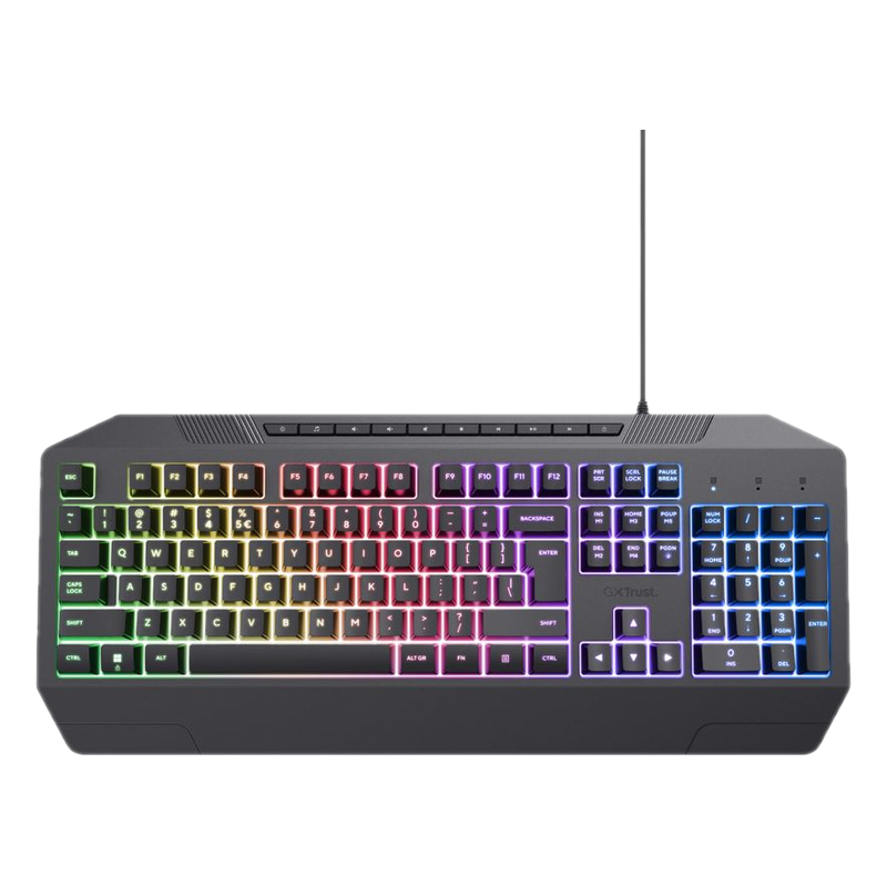 Teclado Gaming Trust Gxt836evocx Black