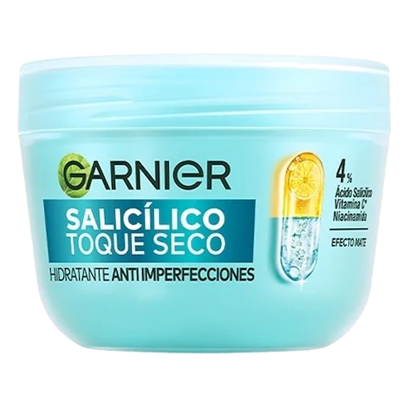 Crema Facial Garnier Hidratante Salicílico Toque Seco 102 Ml