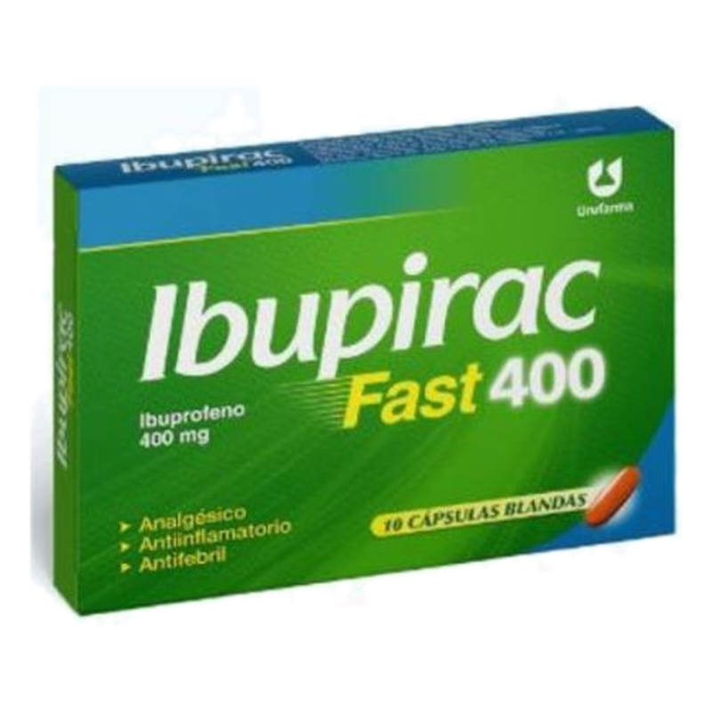 Ibupirac Fast 400 Mg X 10 Comprimidos
