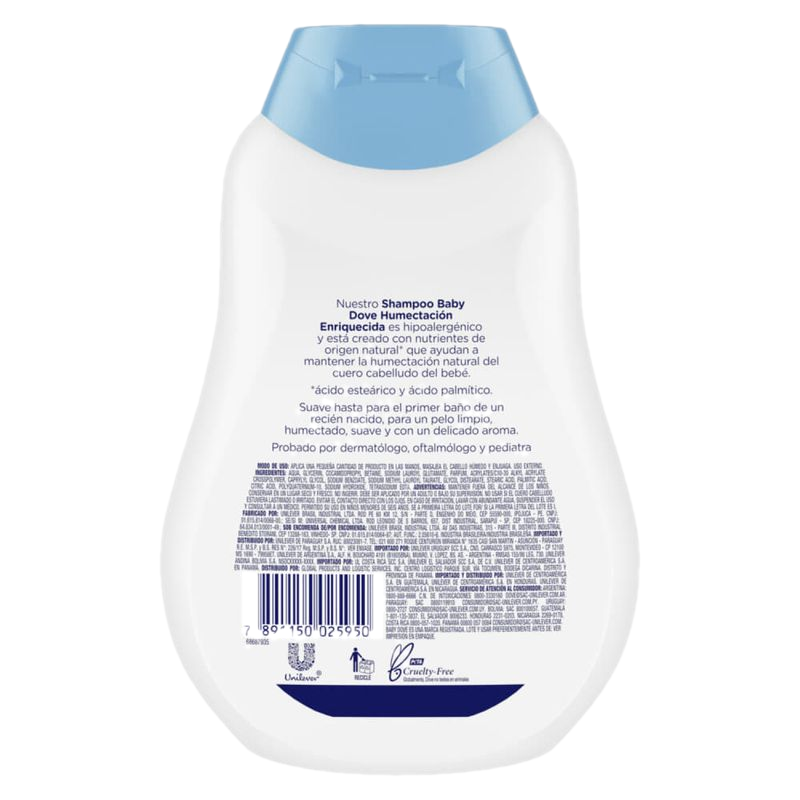 Shampoo Dove Baby Hidratación Enriquecida 400 Ml