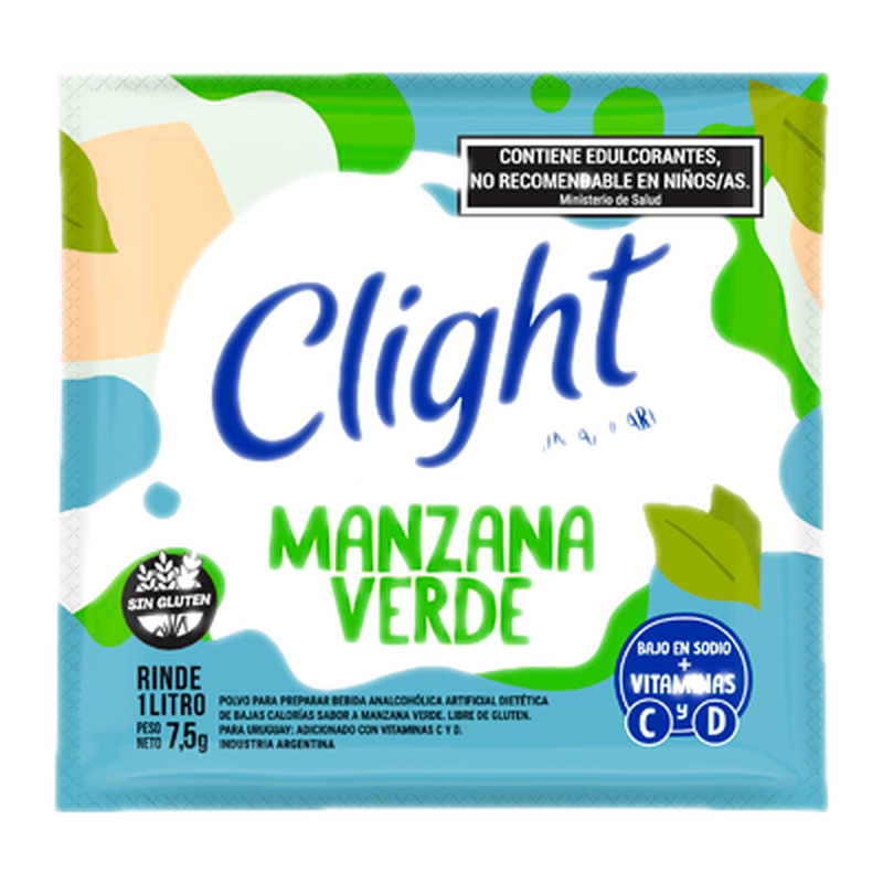Refresco Clight Manzana Verde 7,5 G
