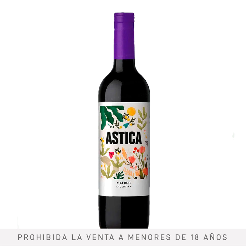 Vino Tinto Fino Malbec Astica