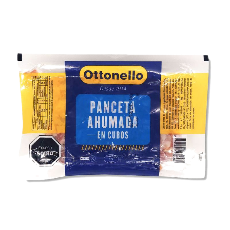 Panceta Ahumada En Cubos Ottonello 200 G