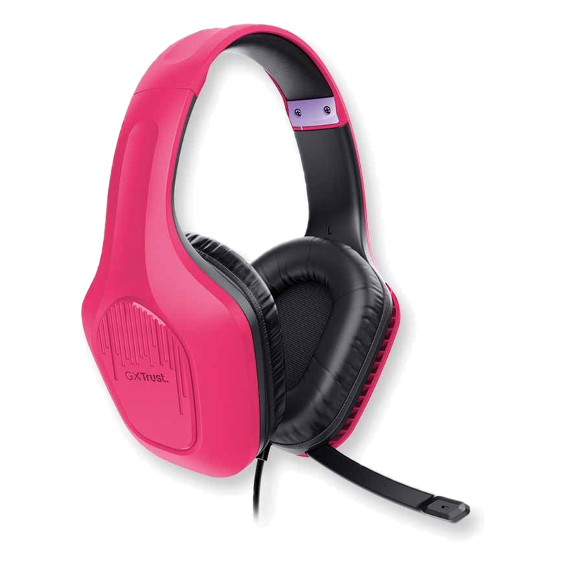 Auricular Trust Gaming Gxt415p Zirox Pink Pc / Consola Rosado