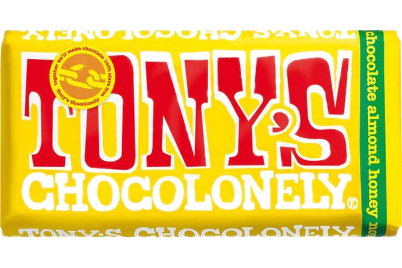 Chocolate Tony's Miel, Almendra Y Turrón 180 G