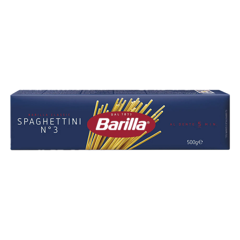Fideos Spaghettini Barilla N°3 500 G
